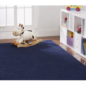 Anika Midnight Navy Blue Area Rug