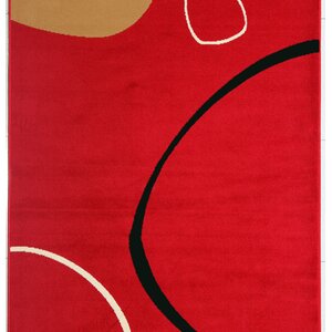 Tearra Red Area Rug