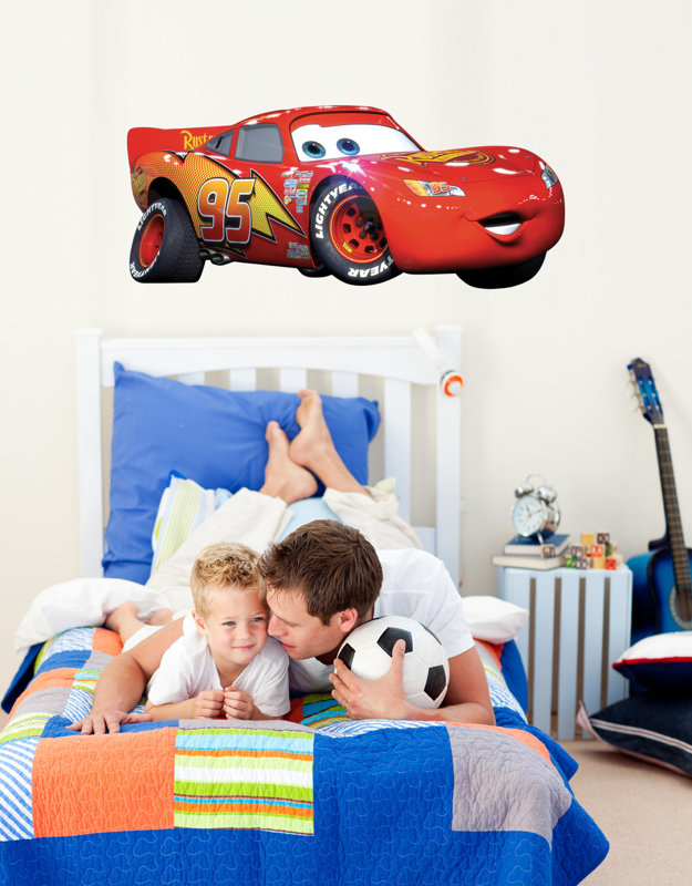 Wallhogs Disney Cars Lightning McQueen Room Makeover Wall Decal