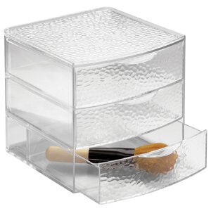 Rain 3 Drawer Cosmetic Organizer