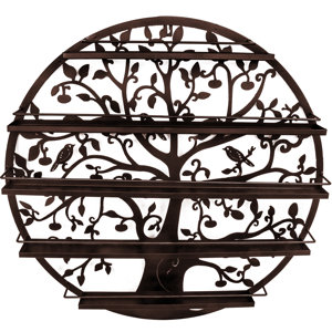 5 Tier Wall Mount Tree Nail Polish Cosmetic Organizer