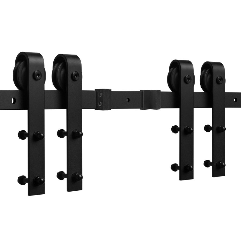HomLux Standard Double Barn Door Hardware Kit Wayfair