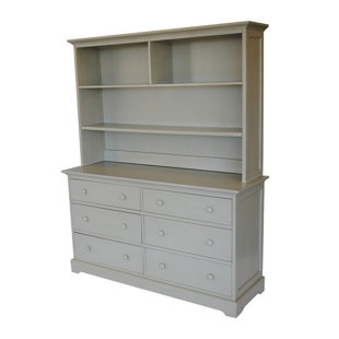 Dresser And Hutch Wayfair Chesapeake 6 Drawer Double Dresser With Hutch