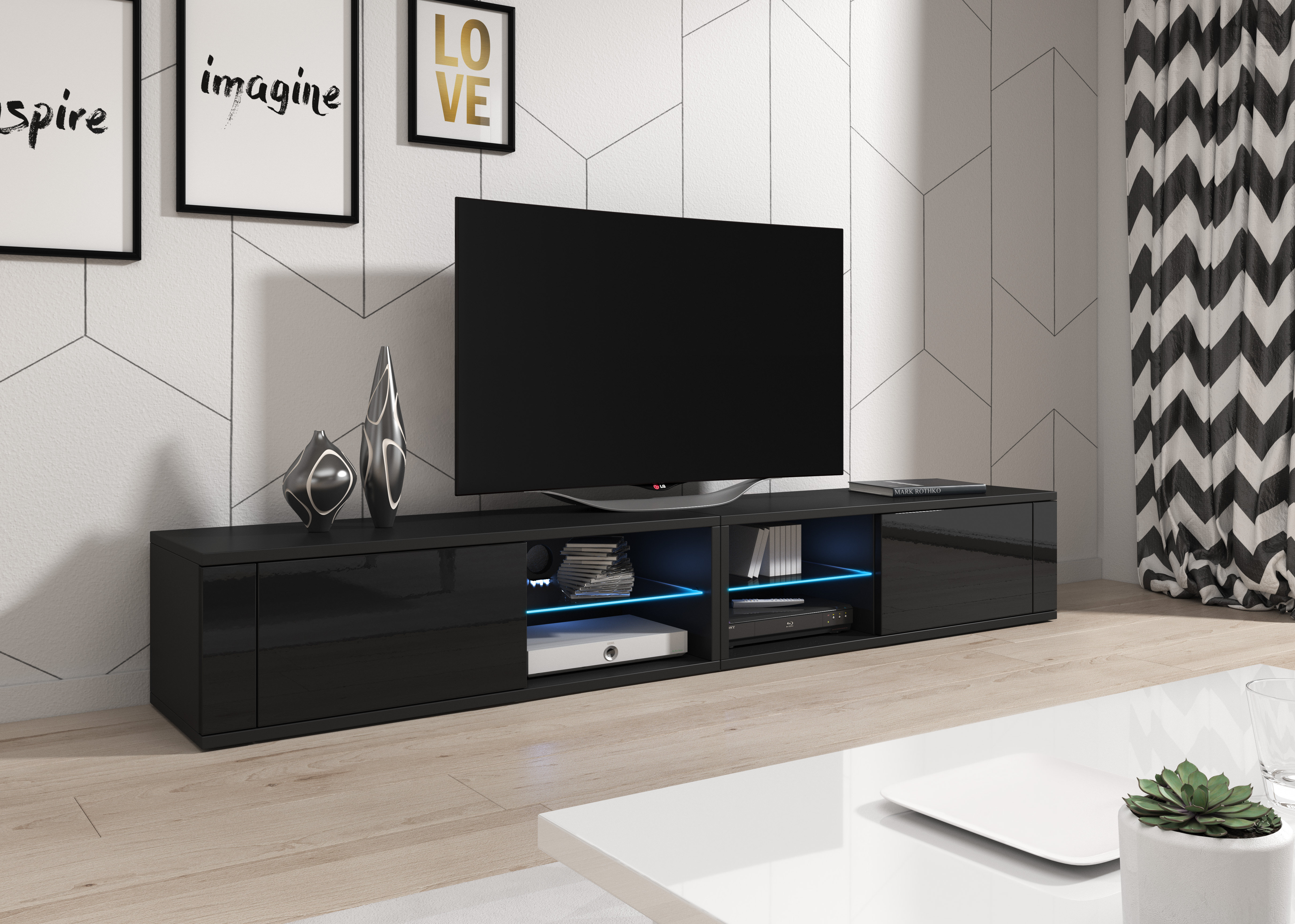 Metro Lane Barton Upon Humber Tv Stand For Tvs Up To 77 With Led Metro Lane Barton Upon Humber Tv Stand For Tvs Up To 77 With Led Lighting Wayfair Co Uk