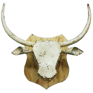 White Animal Head Wall Decor Wayfair Animal Head Figurine Wall Decor