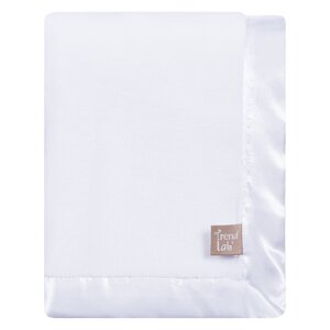 White Plush Baby Blanket