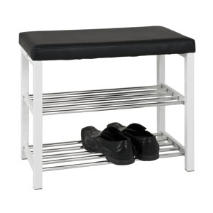 Check price and read more information from trusted store. Gepolsterte Garderobenbank Hocker Fangbei mit Stauraum aus Metall von Haku