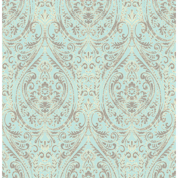 Brewster Home Fashions Kismet Gypsy 33' x 20.5" Damask 3D Embossed
