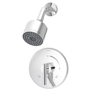 Dia Shower Pressure Balance Shower Faucet Trim with Lever Handle