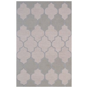 Wool Hand-Tufted Ivory/Green Area Rug