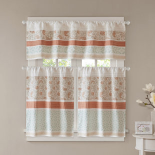 Fruit Print Kitchen Curtains Wayfair Anni Printed Kitchen Curtain