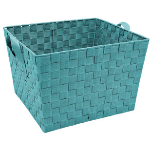 Navy Blue Woven Basket Wayfair Quickview