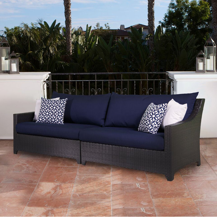Northridge Patio Sofa With Sunbrella Cushions