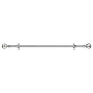 Royale Decorative Single Curtain Rod and Hardware Set