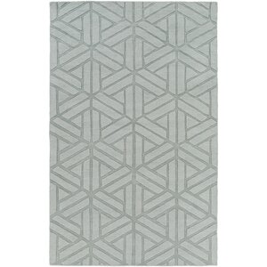 Mcnulty Hand-Loomed Gray Area Rug