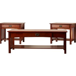 Harvel 3 Piece Coffee Table Set