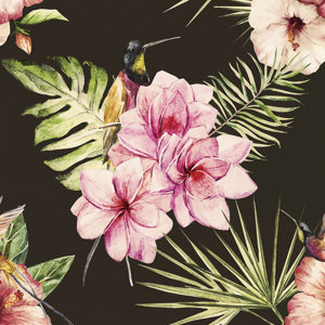 Plentiful Plumeria Removable 5' x 20