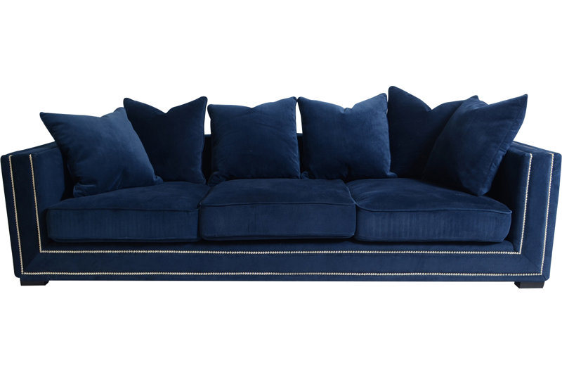 Pasargad Cooper Velvet Sofa Wayfair Cooper Velvet Sofa