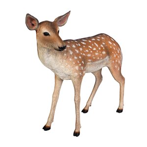 Spotted Deer, Forest Fawn Sculpture