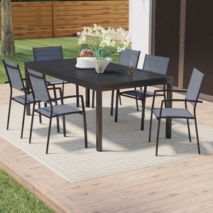 Balducci 7 Piece Rectangular Dining Set