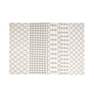 Henning Hand-Woven Ivory/Gray Area Rug