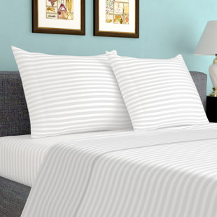 3000 Thread Count Sheets Pillowcases Wayfair Sheldrake 600 Thread Count Striped 100 Cotton Sheet Set