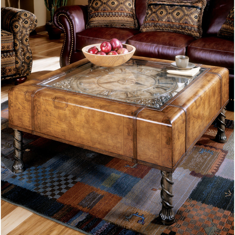 Astoria Grand Hobson Clock Coffee Table Reviews Wayfair