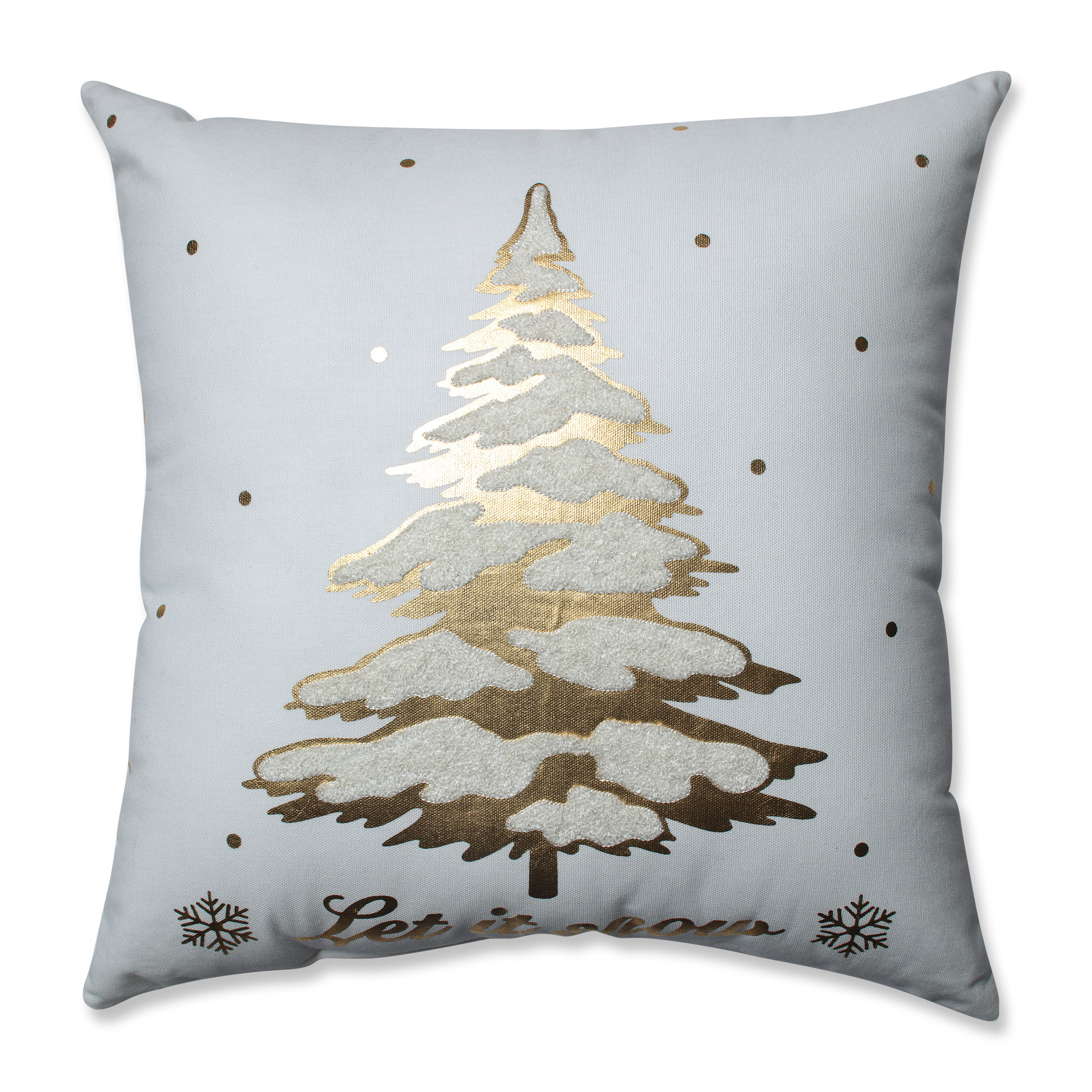 Pillow Perfect Glamour Single Tree 100% Cotton Throw Pillow & Reviews Wayfair