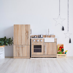 Play Kitchen Sets Accessories You Ll Love Wayfair Little Chef Chelsea Play Kitchen Set By Teamson Kids