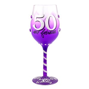 Exeter 50th Birthday 15 oz. All Purpose Wine Glass