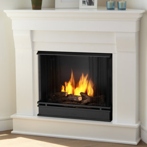 Chateau Corner Gel Fuel Fireplace