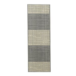 Vathylakas Layered Gray/Beige Area Rug