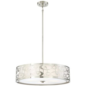 Weiser 4 Light Drum Pendant