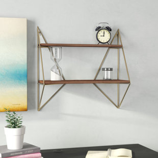 Midcentury Shelf Wayfair Foote Decorative Mid Century Modern Wall Shelf