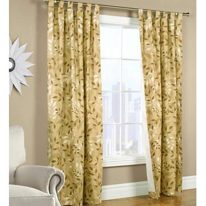 Leaves Tab-Top Thermal Curtain Panel (Set of 2)