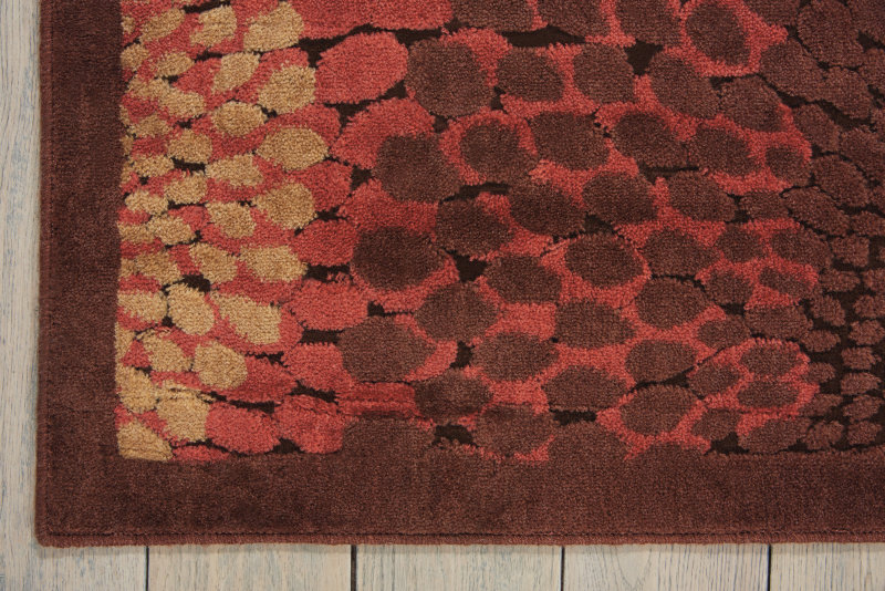 Wade Logan Brown/Red Area Rug & Reviews Wayfair