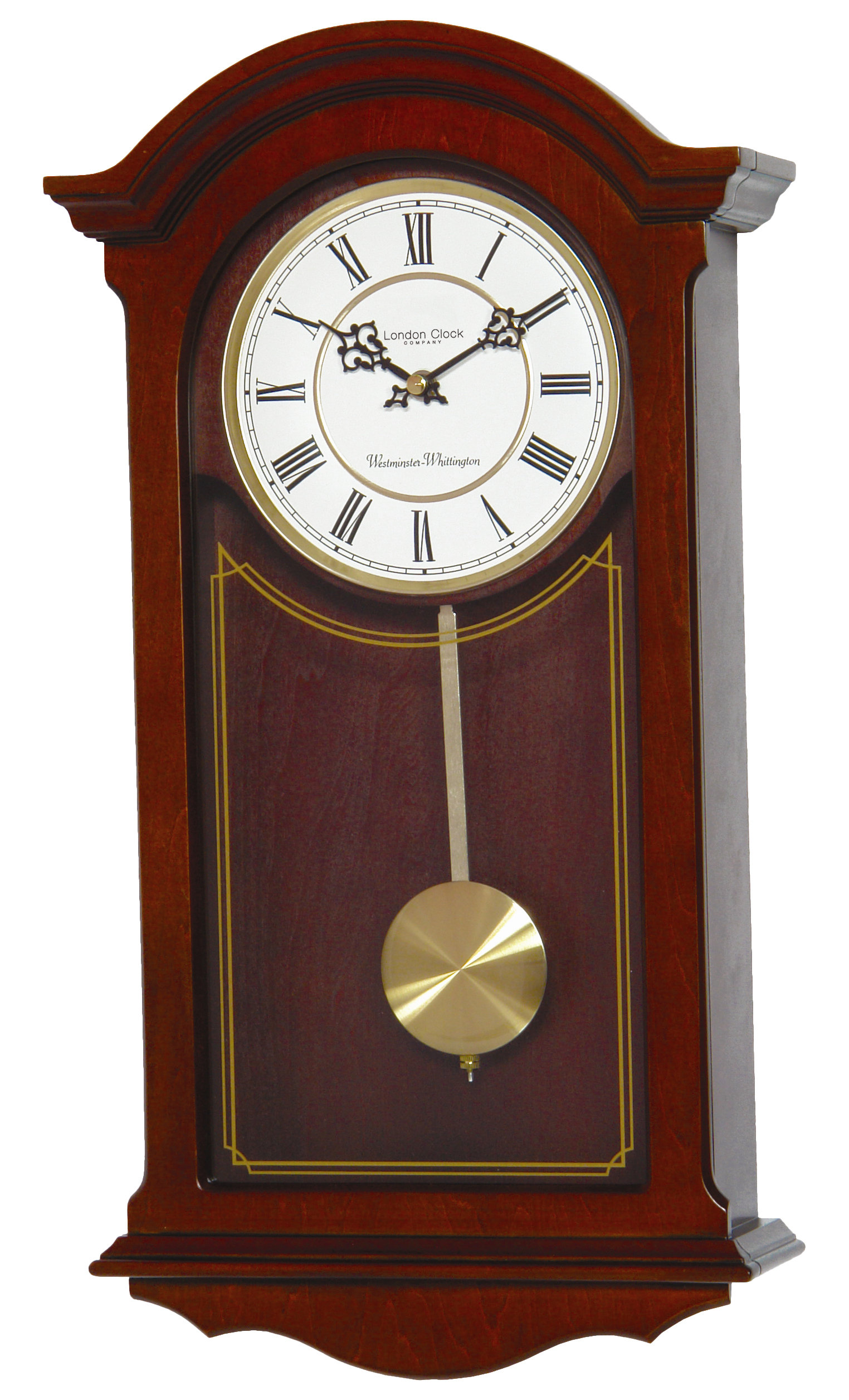London Clock Company Walnut Wood Pendulum Wall Reviews London Clock Company Walnut Wood Pendulum Wall Reviews Wayfair Co Uk