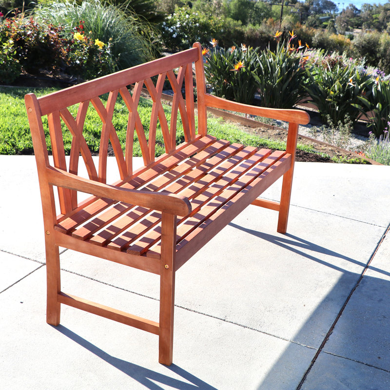 Monterry Ecofriendly Outdoor Hardwood Garden Bench & Reviews Birch Lane