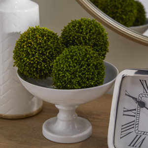 Faux Ball Decor Round Topiary (Set of 3)