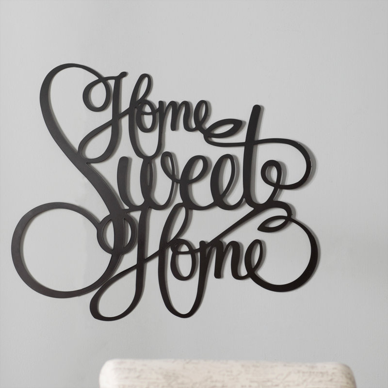 Red Barrel Studio Laser Engraved Home Sweet Home Wall ...