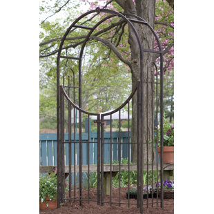 Garden Gate With Arch Wayfair Co Uk Arched Top Garden Gate Arch