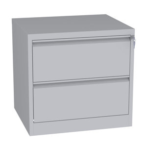 Aktenschrank Mobil Senkrecht mit 2 Schubladen vo..