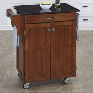 Savorey Granite Top Kitchen Cart