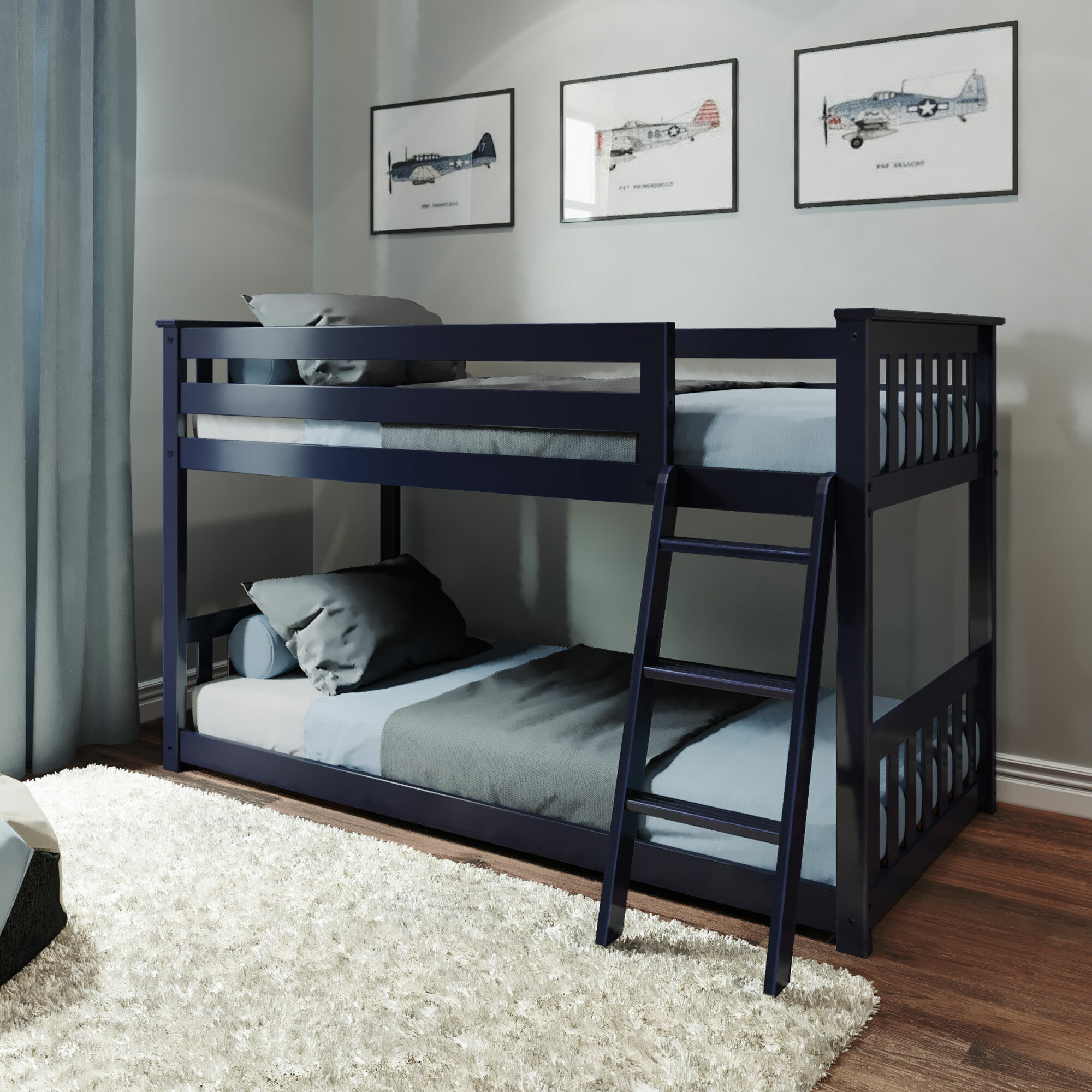 unstackable bunk beds