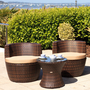 2-tlg. Sessel-Set mit Kissen von Cozy Bay