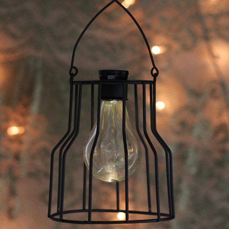 Williston Forge Wilson Solar Powered 1 Light Led Outdoor Metal