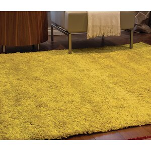 Bunderberg Yellow Solid Area Rug