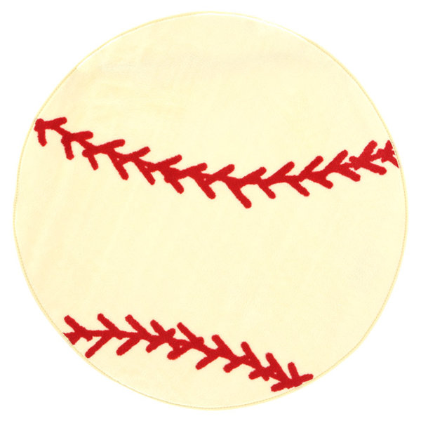 Fun Rugs Shape High Pile Baseball Sports Area Rug Reviews Fun Rugs Shape High Pile Baseball Sports Area Rug Reviews Wayfair