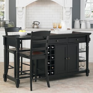 Cleanhill 3 Piece Kitchen Island Set