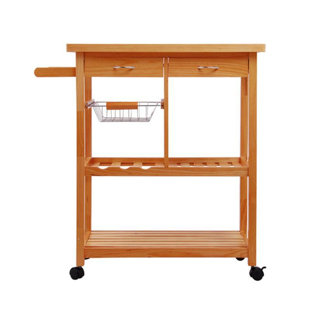 Kitchen Islands Carts You Ll Love Wayfair Kitchen Cart With Wood Top